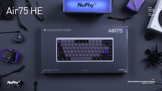 ⌨ Unboxing Air75 HE, a larger-layout low-profile HE keyboard that remains sleek and portable.