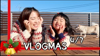 🎄中日家庭VLOGMAS4 | 四万的宝马mini🚗 | 买餐具 | 章鱼小丸子🐙 | 最喜欢的日本男明星