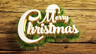 Cinema 4D Tutorial  - Merry Christmas Logo