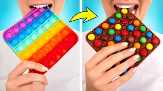 حيل وأفكار DIY مذهلة باستخدام Pop-It | الحرف اليدوية مع لعبة الفيدجت المفضلة لديك