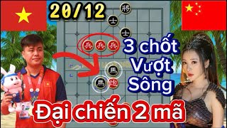 Lại Lý Huynh 3 chốt công thành khiến nữ đại hiệp TQ gục ngã | Độc Lạ Cờ Tướng