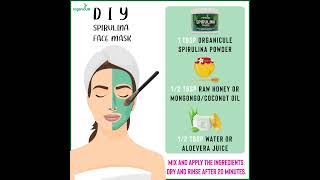 ORGANICULE Spirulina Facemask with Organicule Superfoods @ M Plus Natural Remedies