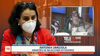 Canciller Urrejola por consulta sobre comercio exterior: "Fue mal informada y no es vinculante"