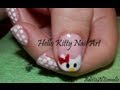 Tutorial: Diseño de Uñas de Hello Kitty Paso a Paso - Hello Kitty Nail Art