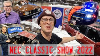 NEC Classic Motorshow 2022 - Youngest owner! Oldest Car! Andy Saunders! TWO CORDS!!