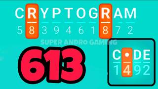 CRYPTOGRAM 613