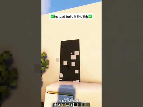 Minecraft Modern Tv Build Shorts Youtube