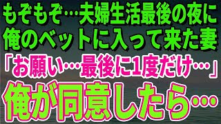 【スカッとする話】離婚が決まり離婚届提出を明日に控えた結婚生活最後の夜「どうしたの？」と聞く俺の布団へ入ってきた妻。翌朝彼女はいなくなり   【修羅場】