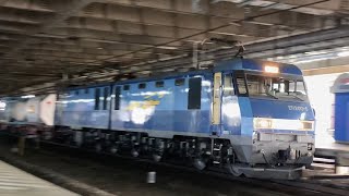 【通過】JR貨物EH200-5牽引貨物列車　熊谷駅通過！