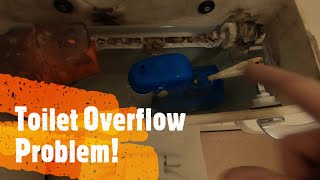 Toilet Cistern Overflowing \u0026 how to fix it!