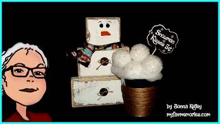 DIY Bucket of Snowman Kisses | How to make a bucket of kisses (2018)