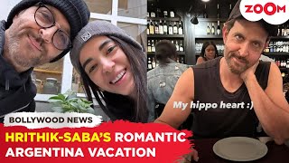 Hrithik Roshan & Saba Azad's CUTE pictures from their romantic vacation go VIRAL | Bollywood News