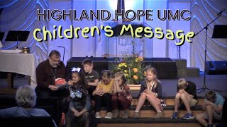 20221030 Children's Message