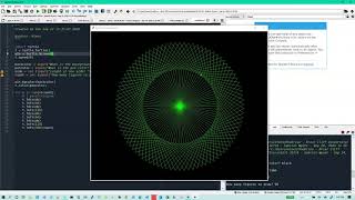 Python: Rhombus Flower