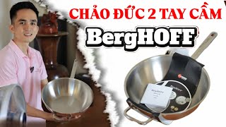 BergHOFF German pan with 2 handles, premium stainless steel, worth the money