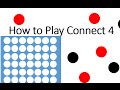 How to Play Connect 4