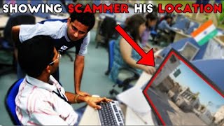 Scammer FREAKS OUT When Shown His EXACT Location!