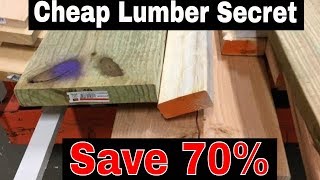 How to get 70% OFF GOOD CHEAP LUMBER from Home Depot & Lowe’s