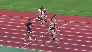 2018年夏季薄暮ナイター陸上記録会　一般男子100m　第5組　2018/06/30