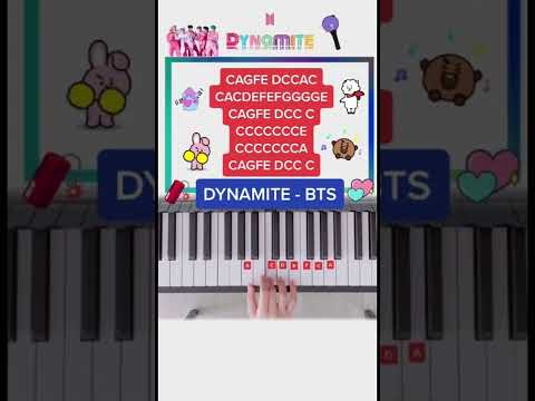 Dynamite - BTS (Piano Tutorial) #dynamite #btspiano #bts #방탄소년단 #피아노 ...