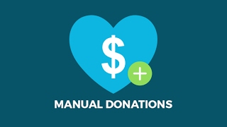 The Manual Donations Add-on for Give