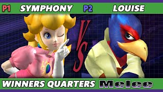 S@X 471 Winners Quarters - Symphony (Peach) Vs. Louise (Falco) Smash Melee - SSBM