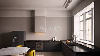 ILVE Nostalgie – Graphite mat with burnished finishes built-in cooking appliances