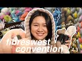 fibreswest convention! yarn, roving and more // haul + my experience