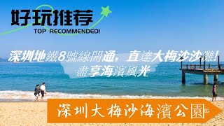 深圳大梅沙海濱公園，8號延長線開通，坐地鐵去看海嬉水不再是夢