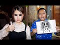 ELVINA KESURUPAN MENGGAMBAR HANTU TENGAH MALAM!! SEMUA PANIK!!