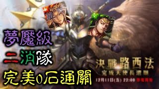 【Jim吉姆】【實況重溫：神魔之塔夢魘級『天使長的遺願』】二消隊完美0石通關