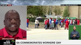 SA commemorates Workers' Day |  Sizwe Pamla,  Zwelinzima Vavi,  Martin Jansen weigh in