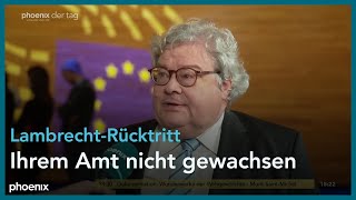 Reinhard Bütikofer zum Rücktritt von Christine Lambrecht am 17.01.23