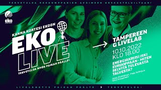 EkoLive: Energiakriisi iski Eurooppaan – Miten selvitä tulevasta talvesta?