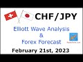 CHF JPY Elliott Wave Analysis | Forex Forecast February 21, 2023 | CHFJPY Analysis Today