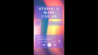 STUDIO C Mark 1: 35_45 하나님 나라의 리듬을 타자