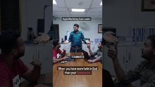 When you have more faith in god than teammates | office funny shorts 2022 | phir hera pheri comedy |
