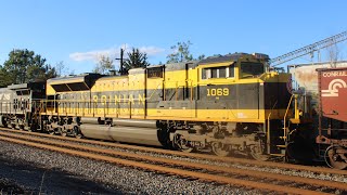 [HD] 811 with NS #1069 “Virginian” heritage unit! Railfanning in Sutherland, VA. 12/21/24