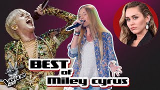 Best of MILEY CYRUS  Cover-Songs! | The Voice Kids 2023