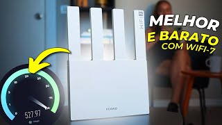 WIFI MUITO mais RÁPIDO!!! O Melhor ROTEADOR CUSTO-BENEFÍCIO 2024 (Wi-Fi 7) - HUAWEI BE3