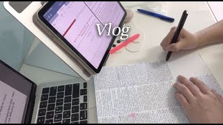 Univlog. Final exams week study vlog, summer break still in school