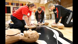 Hands-on CPR Challenge event in Finley