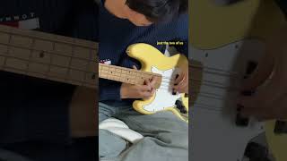 Just the Two of Us(Bass 코드주법)_Fender player jazz bass