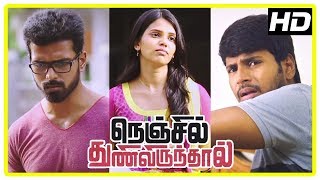 Nenjil Thunivirunthal Scenes | Sundeep apologizes to Siva | Shathiga in love with Vikranth | Soori