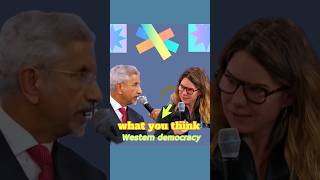 S Jaishankar about Western democracy #shorts