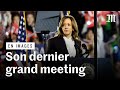 Kamala Harris multiplie les attaques envers Donald Trump pour son dernier grand meeting