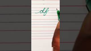 Cursive writing practice #shortsfeed #shortsviral #ytshorts #cursivewriting