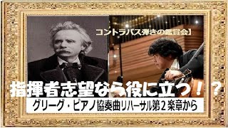 コントラバス弾きの観賞🎶グリーグＰ協奏曲２楽章リハ