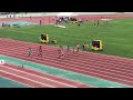 第73回千葉県中学校総合体育大会陸上競技の部 ２年男子１００m 決勝