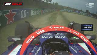 Leaked Radio Yuki Tsunoda Remarkable Injury After Big Crash Hungarian Grand Prix F1